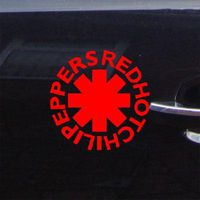 Art Laptop Home Decor Decal Sticker Red Bike Die Cut Notebook Macbook Vinyl Red Hot Chili Peppers Adhesive Vinyl Decor