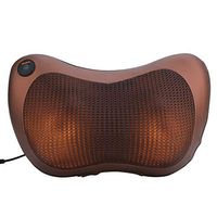 AYNEFY Massage Pillow, Electronic Heating Pillow Massager Massage Cushion Blood Circulation Improve for The Relax of Lumbar Neck Back Shoulder at Car Home