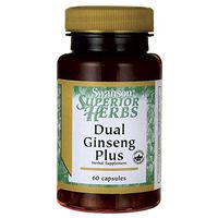 Swanson Dual Ginseng Plus 60 Capsules