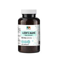 Maui Herbs Lion's Mane 100 Capsules, Organic Lion's Mane Mushroom (Hericium erinaceus)