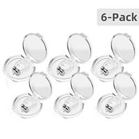 Alquar Silicone Magnetic Anti Snore Clip, 6 Packs Stop Snoring Nose Device Professional Sleeping Aid Relieve Snoring Solution for Men Women