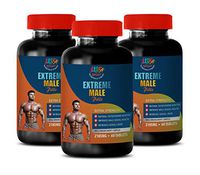 libido Booster for Men Sex - Extreme Male Pills - Extra Strength - Muira puama Herbal Supplements - 3 Bottles 180 Tablets