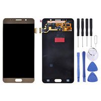 JUNXI Phone case Phone Cover LCD Screen and Digitizer Full Assembly for Galaxy Note 5 / N9200, N920I, N920G, N920G/DS, N920T, N920A(Gold)+Highly Recommended (Color : Gold)