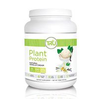 TRU Plant Based Protein Powder, Natural Flavor, Vegan & Keto Friendly, No Artificial Sweeteners, No Dairy, No Soy, 25 Servings (Vanilla)