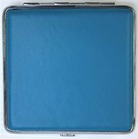 Eclipse Teal Crushproof Cigarette Case Wallet, Holds 20 King Size Cigarettes