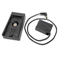 NP-F970 F750 F550 Power Supply Slab Battery Holder Mount Plate with DCC8 Dummy Battery for Panasonic Lumix Cameras