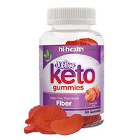 Jubilee Keto Sugar-Free Fiber Gummy, Plant Based, Gluten-Free, Ketogenic Diet, Natural Apple Flavor (60 Gummies)