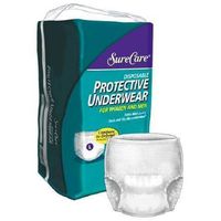 Surecare ProtectIVe Adult Underwear, Extra Large 48-66, 56 ea