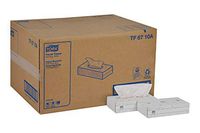 Tork Universal TF6710A Facial Tissue, Flat Box, 2-Ply, 8.2" Width x 7.9" Length, White (Case of 30 Boxes, of 100 per Box, 3,000 Sheets)