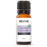 REVIVE Essential Oils USDA Certified Organic LAVENDER - 100% Pure Therapeutic Grade, For Diffuser, Humidifier, Massage, Aromatherapy, Skin & Hair Care - Unrefined Oils With No Fillers.