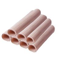 7 Pieces Open Toe Tubes, Silicone Gel Toe Finger Sleeve Protectors for Corns Blisters Calluses Bunion Hammertoes Pain Relief