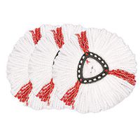 3pcs Replacement for Vileda O-cedar Mop Heads Refill Microfibre Spin Mop 360 Rotating Floor Mop Head