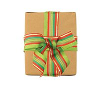 The Gift Wrap Company Seasonally Striped Woven Ribbon (19088-99)