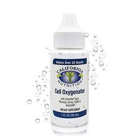 Cell Oxygenator 1 oz by California Nutrition, Liquid Oxygen Drops Daily Oxygen Supplements Contain Essential Trace Minerals, Amino Acid, Electrolytes Superior Absorption