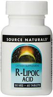 Source Naturals R-Lipoic Acid 50mg, 60 Tablets