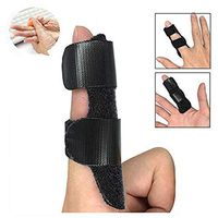 2Pcs Trigger Finger Splint, Finger Knuckle Support Brace for Straightening Curved, Bent, Locked and Mallet Finger
