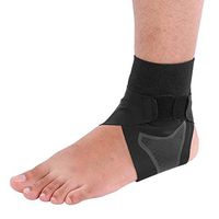 SolUptanisu Ankle Support Brace Breathable Stabilizer Strap Ultra-Thin Ankle Protector Ankle Wrap for Heel Pain Relief for Men Women Sports Fitness Riding Black(L-Left)