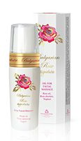 Natural Rose Oil for Facial Massage 1.2 Oz/ 35 ml ★ Massage Oil Designed for Cosmetic Massage of Face, Neck and Neckline ★ Natural Rose Oil, Rose Absolute, Yoghurt, Grape Seed Oil, Almond Oil, Olive Oil, Argan Oil