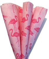 Printed Tissue Paper for Gift Wrapping with Design (Pink Flamingos Print), 24 Large Sheets (20x30)
