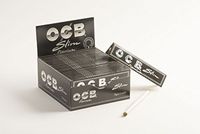 24 OCB Premium King Size Slim Cigarette Rolling Papers Packs (32 Paper Leaves Per Pack) + Limited Edition Beamer Smoke Sticker
