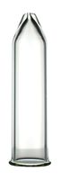Glass Extractor Extraction Filter Tube 12" Long 50mm Diameter Clear with Stainless Steel Clamp