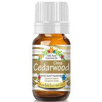 Pure Gold Chinese Cedarwood Essential Oil, 100% Natural & Undiluted, 10ml