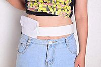 TOGARR Abdominal Dialysis Protection Belt,Breathable Abdominal Tube Storage Belt,Cotton Adjustable Elastic Professional Nursing for Patients (Size : 1pcs)