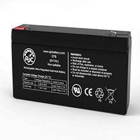 Leoch DJW6-7.5 6V 7Ah Sealed Lead Acid Battery - This is an AJC Brand Replacement