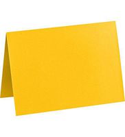 A1 Folded Card (3 1/2 x 4 7/8) - Sunflower Yellow (50 Qty.)