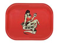 Leaf Lock Gear Mini Rolling Tray (Zombie Pin-Up)