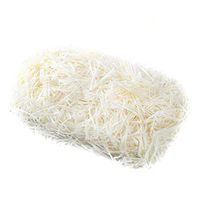 SEVENHOPE Crinkle Cut Paper Shredded Paper Shred Filler, Premium Quality for Gift Packing and Baskets Filling White