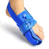 DONGBALA Night Bunion Corrector, Big Toe Brace Adjustable Hallux Valgus Overlapping Toe Bending Unisex(Blue),Leftfoot