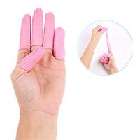 800PCS Disposable Pink Latex Rubber Finger Cots Anti-Static Fingertips Protector Gloves for Food Cleaning Cooking Accessories