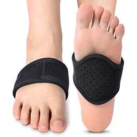 Arch Support Brace, 2 Pcs Plantar Fasciitis Gel Strap for Men and Woman, Orthotic Compression Support Wrap Aids Foot Pain, High Arches, Flat Feet, Heel Fatigue Can Insert for Under Socks and Shoes