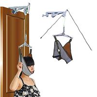 Cervical Traction Over The Door Neck Traction Device Spinal Decompression Neck Stretcher Over Door Cervical Traction Home Unit Neck Sling Hammock Physical Therapy Stretching Harness Machine