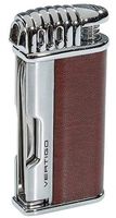 Brown Lotus Vertigo Puffer Angled Flame Pipe Lighter w/Tamper Scraper Spike