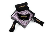 Yunoun Massage Tool -Handmade Natural Buffalo Horn,Used for SPA Acupuncture, Massage, Acupuncture Treatment and Trigger Point Treatment (Black, 4 Pack)