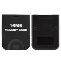 Gamilys Replacement Black 16MB Memory Card for Ninendo Wii / GameCube (Renewed)
