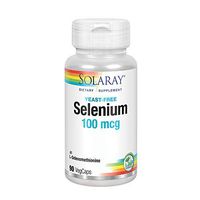 Solaray Yeast-Free Selenium 100 mcg | Healthy Immune System & Thyroid Function Support | Vegan & Non-GMO | 90 VegCaps