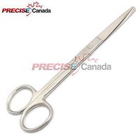Precise Canada: Operating Scissors, 1 PCs Nursing Scissors Straight Made of High Grade Stainless Steel SH/BL, 5.5"