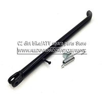 Frames & Fittings 317MM - 384MM Dirt Pit Bike Sidestand with Spring Set 125cc 110cc 140cc for BSE Side Kick Stand for TTR for KTM 10 12 14 16 inch - (Color: 10inch 240MM)