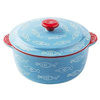 Bowl Face Folk culture bowl Personality Covered Ceramic Soup Folk culture bowl Creative Student Dorm Folk culture bowl Cooking & Dining (Color : Blue, Size : 18 14 11.5cm) Hotel tableware home noo