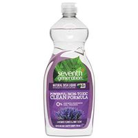 Seventh Generation Natural Dish Liquid Lavender Floral Mint 25 Ounce  - Packaging May Vary
