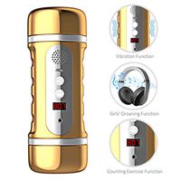 Men Masturbation Stroker Best Gifts for Men Pocket Puss-ey Stroker,100% Medical Grade Soft Silicone Male Massager, Warm Mugs -Trainer Sleeves Adullt Toys for Men