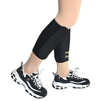 Senchanting Calf Support Shin Brace Wraps for Slimming Calves Shin Shapers-1 Pair Black Adjustable Sports Compression Leg Band