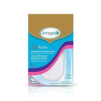 Amop? GelActiv Ultra Slim Ball of Foot Invisible Gel Cushions Insoles for Women, 1 Pair (Pack of 2)