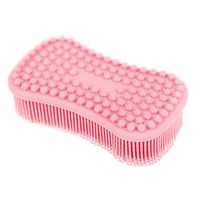 TOPHOME Silicone Non-Scratch Sponges Food-Grade Cleaning Brush for Kitchen Dishwash, Kids Tableware, Vegetable Fruits, Pot Pan Dish Bowl, Washing Hands, Pink