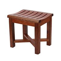 Firsthgus Shower Chair Shower Seat Stool/Bathroom Bath Chair, Shoe Bench, Natural Begonia Wood, Natural Color Texture, Environmentally Friendly, No Paint Coloring, Support 250kg