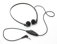 VEC Electronics Spectra SP-VC 5 Deluxe Twin Speaker Transcription Headset, Volume Control and Stereo/Mono Switch, 5 ft. Cord with a 3.5mm Right Angle Stereo Plug, Pouch for Personal Storage