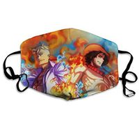 SSUJ7 One Piece Character Men Women Adjustable Earloop Mouth Guard Anti-Dust Washable Reusable Mouth Guard for Kids Teens Adults Anti Pollution,Anti-smog